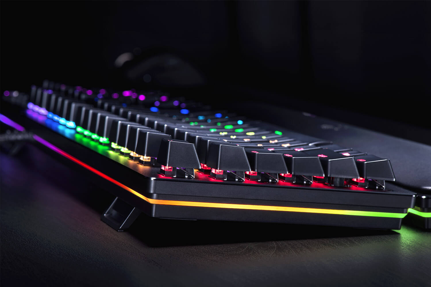 Razer Huntsman Elite, Gaming, Nordic, Opto-Mechanical, RGB LED light Yes, Wired, Black