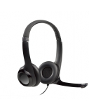 Ausinės Logitech H390 USB (981-000406), juodos