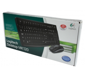 Klaviatūra laidinė Logitech MK120 Desktop USB - EER (US) (920-002563),  juoda