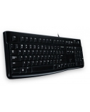 Klaviatūra laidinė Logitech K120 USB OEM - EMEA (LTH) (920-002526),  juoda