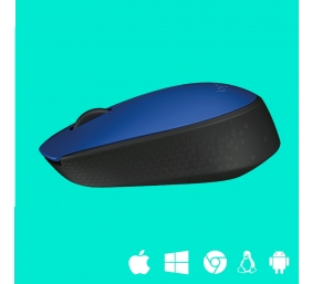 Pelė belaidė Logitech M171 Wireless (910-004640),  mėlyna