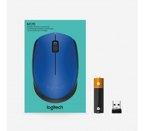 Pelė belaidė Logitech M171 Wireless (910-004640),  mėlyna