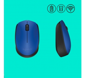 Pelė belaidė Logitech M171 Wireless (910-004640),  mėlyna