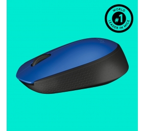 Pelė belaidė Logitech M171 Wireless (910-004640),  mėlyna