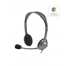 Ausinės Logitech H111 Stereo (981-000593)
