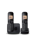 Panasonic Cordless KX-TGC212FXB Black, Built-in display, Phonebook capacity 50 entries, Speakerphone, Caller ID